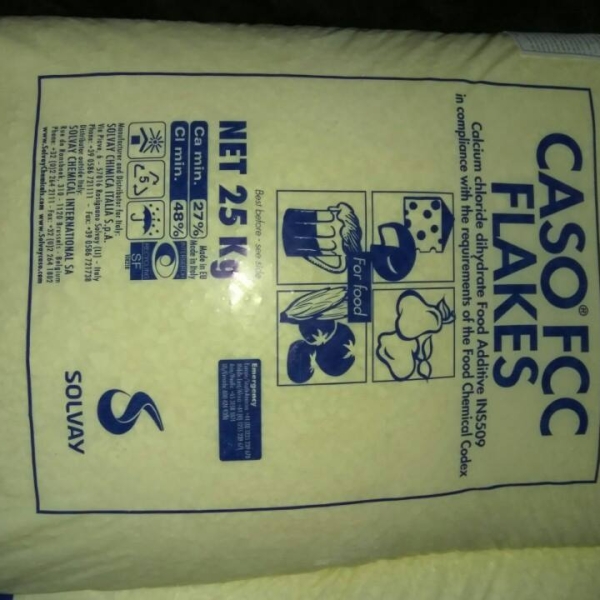 CaCL2( calcium chloride)